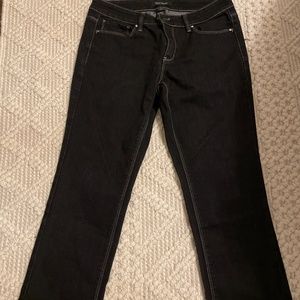 Black, cropped jeans (White House Black Market)